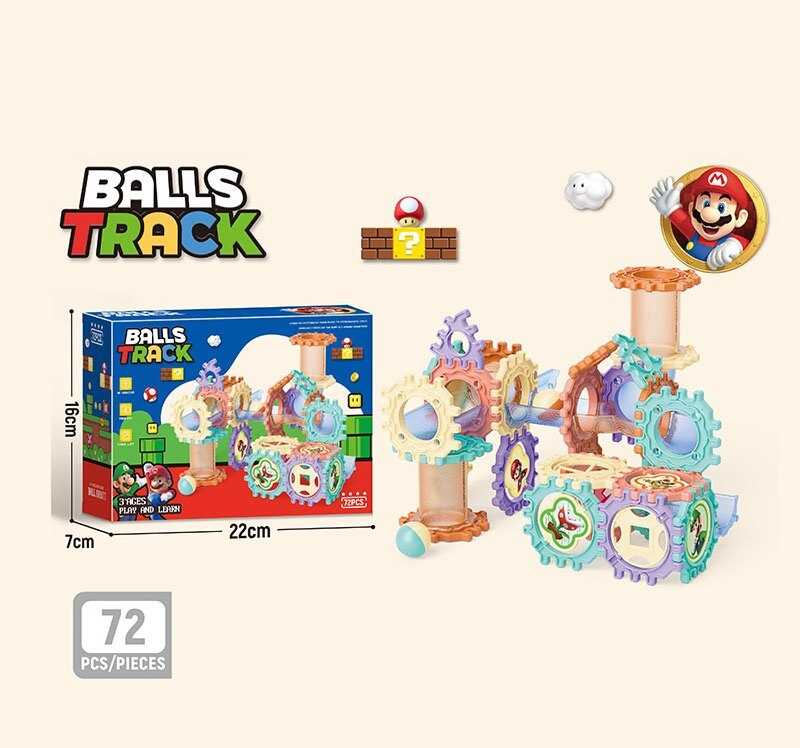 Конструктор 555-65 (96) 72 деталі, наліпки, інструкція, в коробці