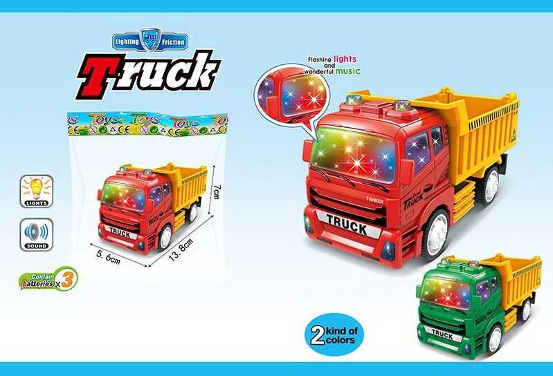 Спецтехніка 7712 (260/2) 2 кольори, самоскид, звук, підсвічування, інерція, у пакеті