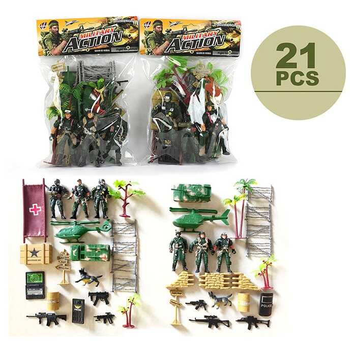 Набір солдатів JL 668-28 (192/2) 21 елемент, у пакеті