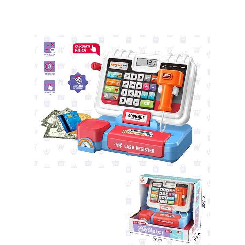 Касовий апарат CF 8247 (48/2) звук, підсвічування, калькулятор, сканер, в коробці