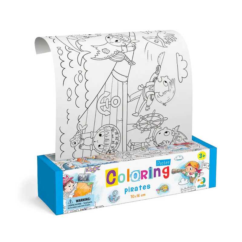 гр Розмальовка "Пірати" 300329 (60) "Dodo" 70х16см, в коробці