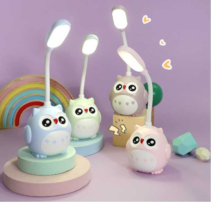 Лампа настільна світлодіодна C 71604 (144) 4 кольори, 2 режими, USB mini, вбудований акумулятор, в коробці, ВИДАЄТЬСЯ ТІЛЬКИ МІКС ВИДІВ