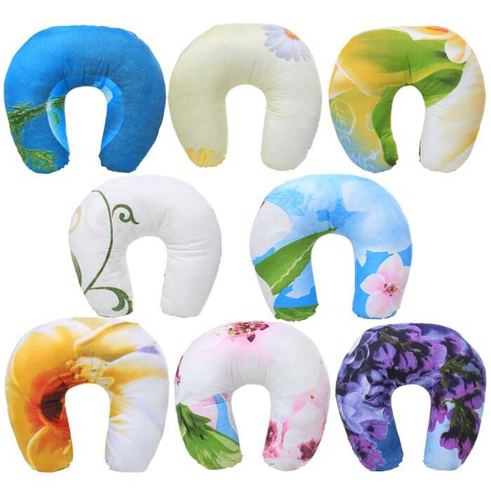 гр Подушка для подорожей "Travel" 3010123 мікрофібра, силіконізоване волокно 200гр., кольорова (1) ВИДАЄТЬСЯ МІКС "Homefort"