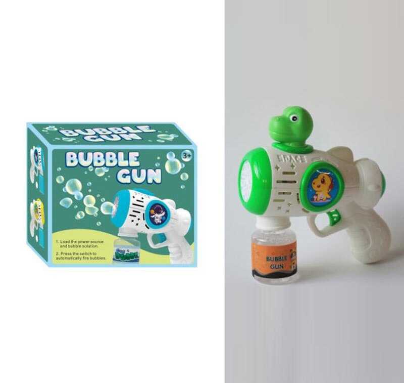 Пістолет з мильними бульбашками XD 800 E (96/2) підсвічування, автоматичний принцип, пляшечка з мильним розчином, в коробці