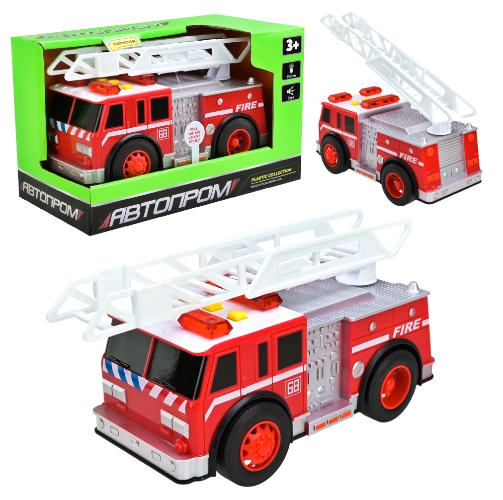 Машина "Пожежна охорона" 7992 , світло, звук, в коробці