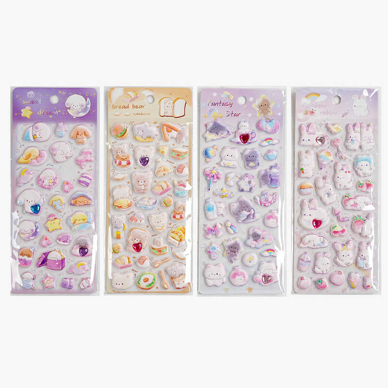 Наліпки C 70905 (768) ЦІНА ЗА 1 ШТУКУ, 3-D наліпки, м’які, на листі ВИДАЄТЬСЯ ТІЛЬКИ МІКС ВИДІВ