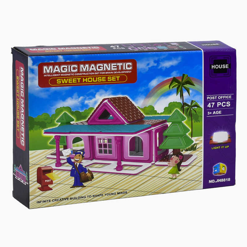 Магнітний конструктор JH 8818 (36) "Пошта", 47 деталей, в коробці