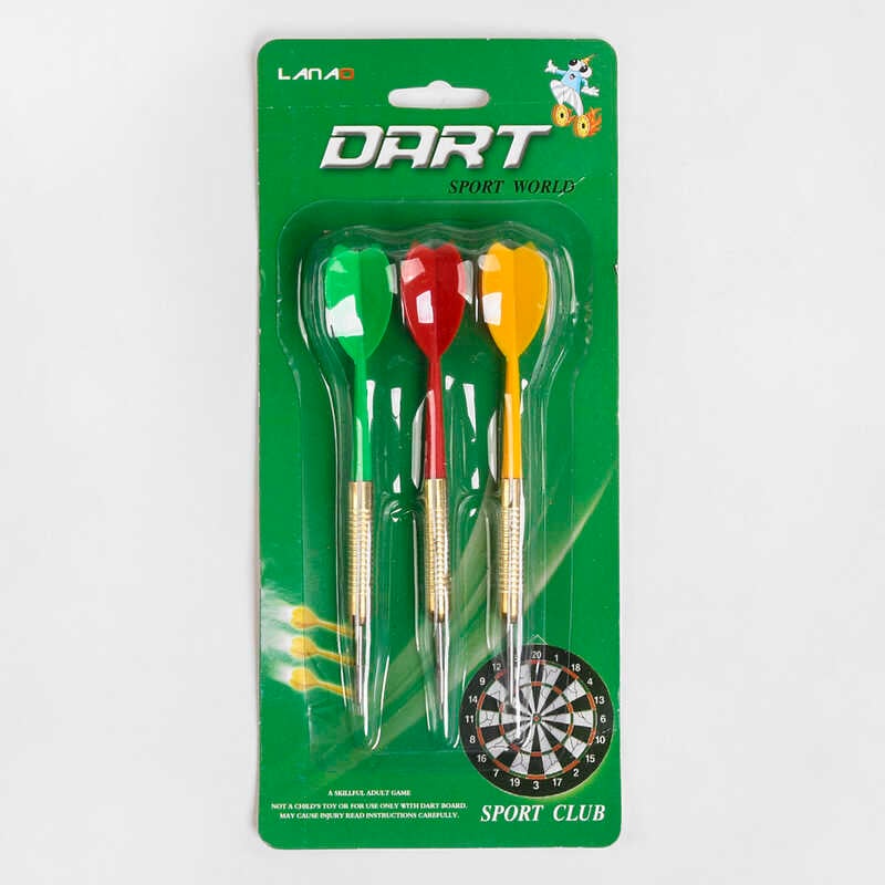 Дротики для дартсу C 47849 (240) 3 штуки, на листі
