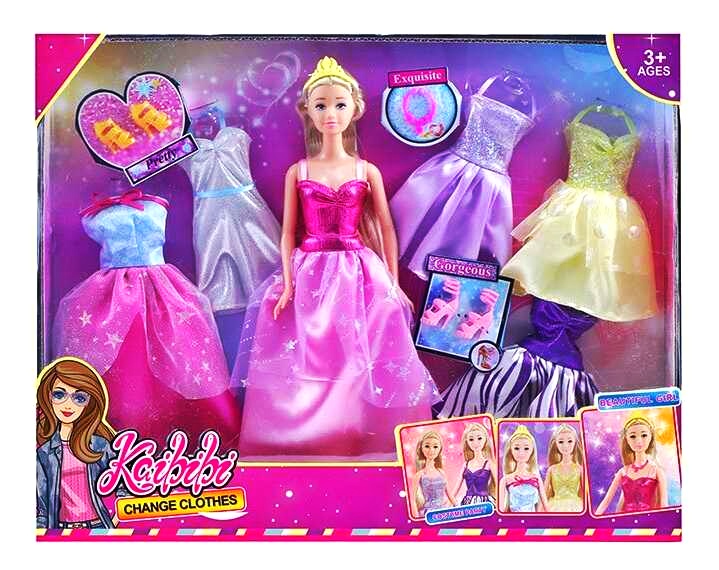 Лялька WG 288 , наряд , туфлі , в коробці