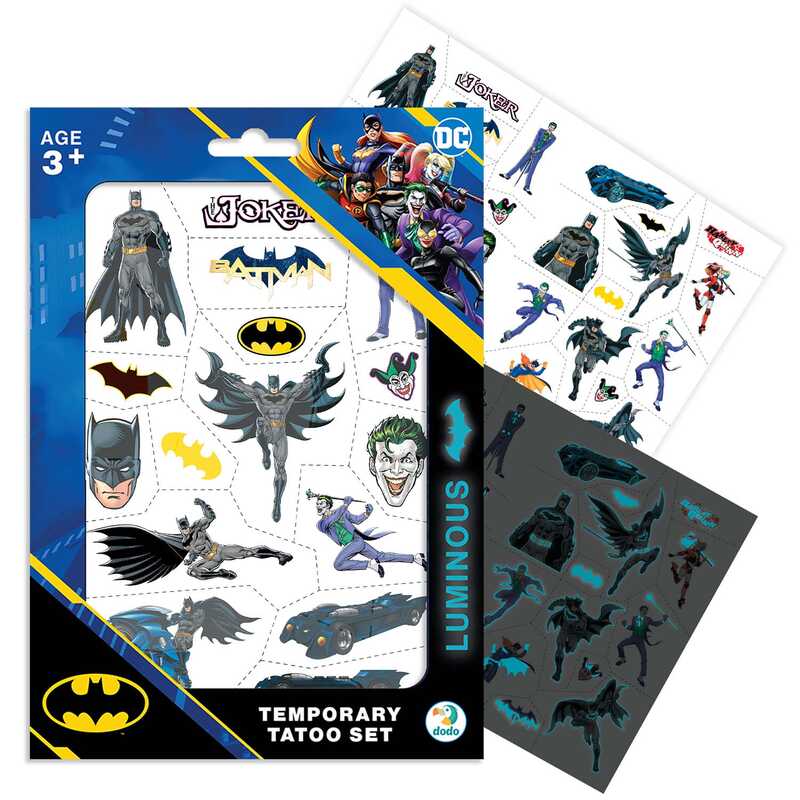 гр Набір дитячих тимчасових татуювань "Герої" 200548 (50) "DoDo", 40 татуювань (2 аркуші)