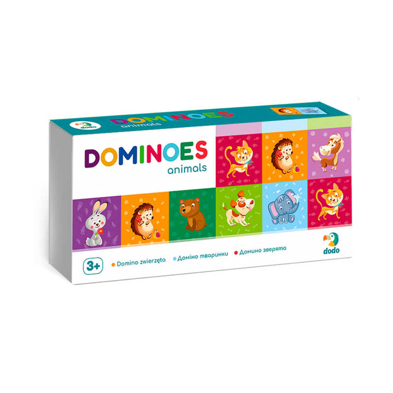 гр Гра Доміно "Тварини" 300248 (24) "Dodo", 28 карток, в коробці