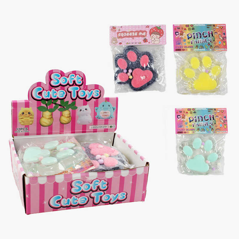 Гра антистрес С 70383 (24) ЦІНА ЗА 6 ШТУК В БЛОЦІ, “Лапка”, кульки, в коробці