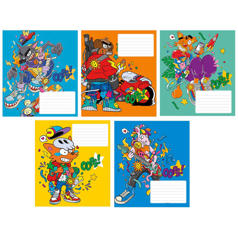 гр Зошит учнівський "Школярик" 012-3261L 12 арк. у лінію ЦІНА ЗА 30 ШТУК В УПАКОВЦІ (1) ВИДАЄТЬСЯ МІКС ВИДІВ