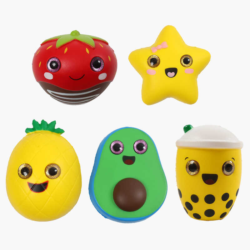 Антистрес-сквіш C 68750 (300) ЦІНА ЗА 1 ШТУКУ, пластикові очі, в пакеті, ВИДАЄТЬСЯ МІКС ВИДІВ