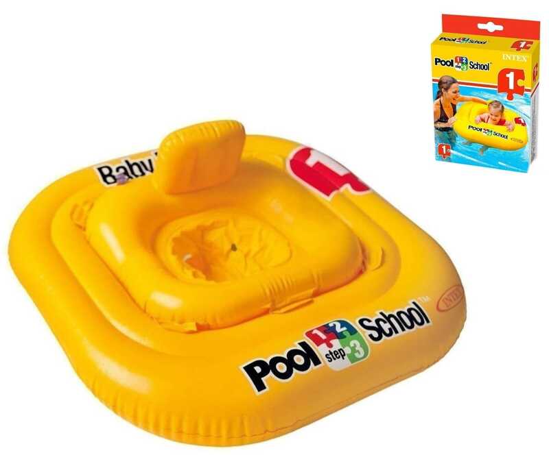 Intex Плотик-ходунки 56587 EU "Вчимося плавати" (12) розміром 79х79см, від 1 до 2 років