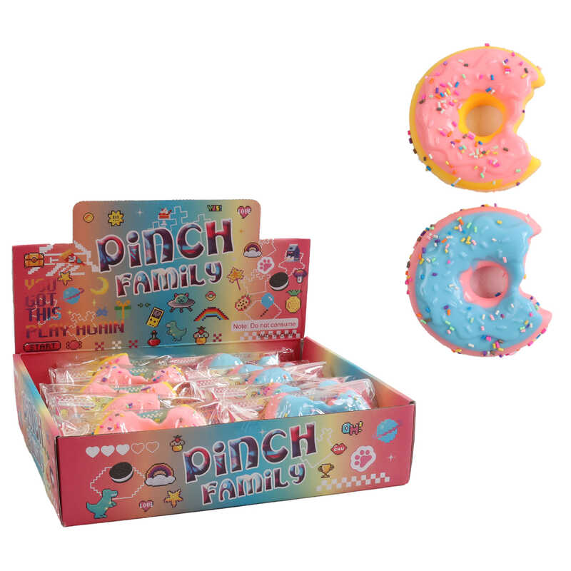 Гра антистрес C 71358 (24) ЦІНА ЗА 10 ШТУК В БЛОЦІ, "Пончик", в коробці