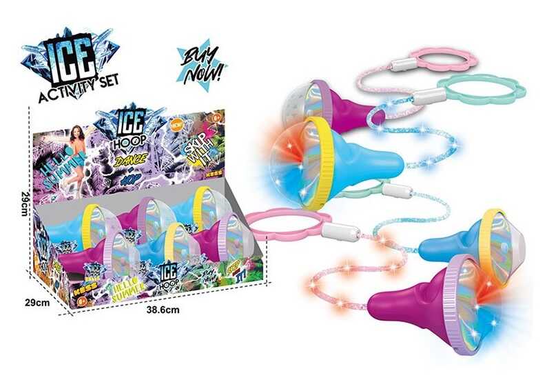 Скакалка на ногу SA 1005 (30/2) підсвічування мультиколор, на батарейках, ЦІНА ЗА 6 ШТУК В БЛОЦІ