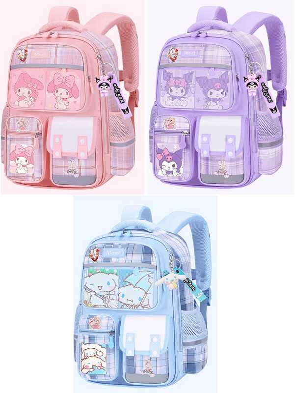 Рюкзак C 72815 (50) 3 види, 1 відділення, 5 кишень, на блискавці, розділювач, нагрудний ремінь, світловідбивні елементи, брелок, в пакеті, ВИДАЄТЬСЯ ТІЛЬКИ МІКС ВИДІВ