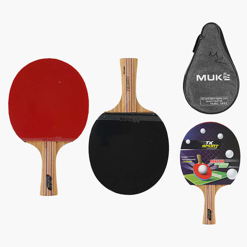 Ракетка для пінг-понгу C 70225 (60) "TK Sport", 1 штука, в чохлі