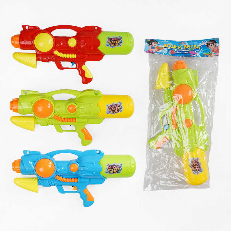 Водний пістолет TK 52601 (48/2) "TK Group", 3 кольори, помповий механізм, в пакеті, ВИДАЄТЬСЯ ТІЛЬКИ МІКС ВИДІВ