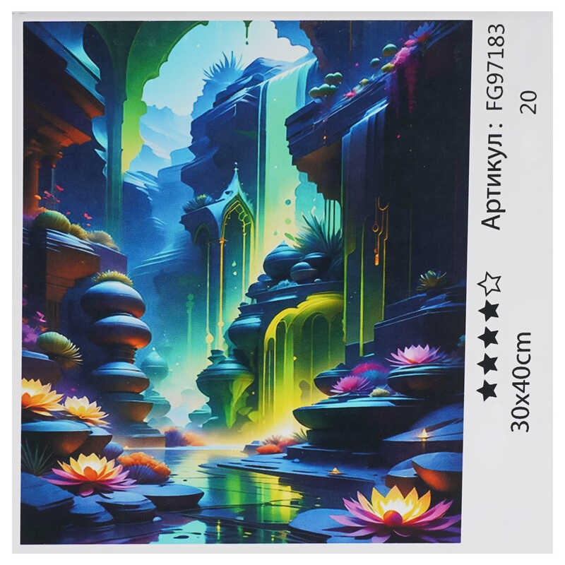 гр Картина за номерами FG 97183 (30) "4FUN Game Club", 30х40 см, в коробці