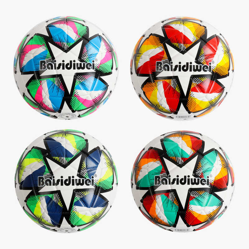 М`яч футбольний C 70463 (60) 4 види, вага 400-420 грамів, матеріал PU, балон гумовий, розмір №5, ВИДАЄТЬСЯ ТІЛЬКИ МІКС ВИДІВ