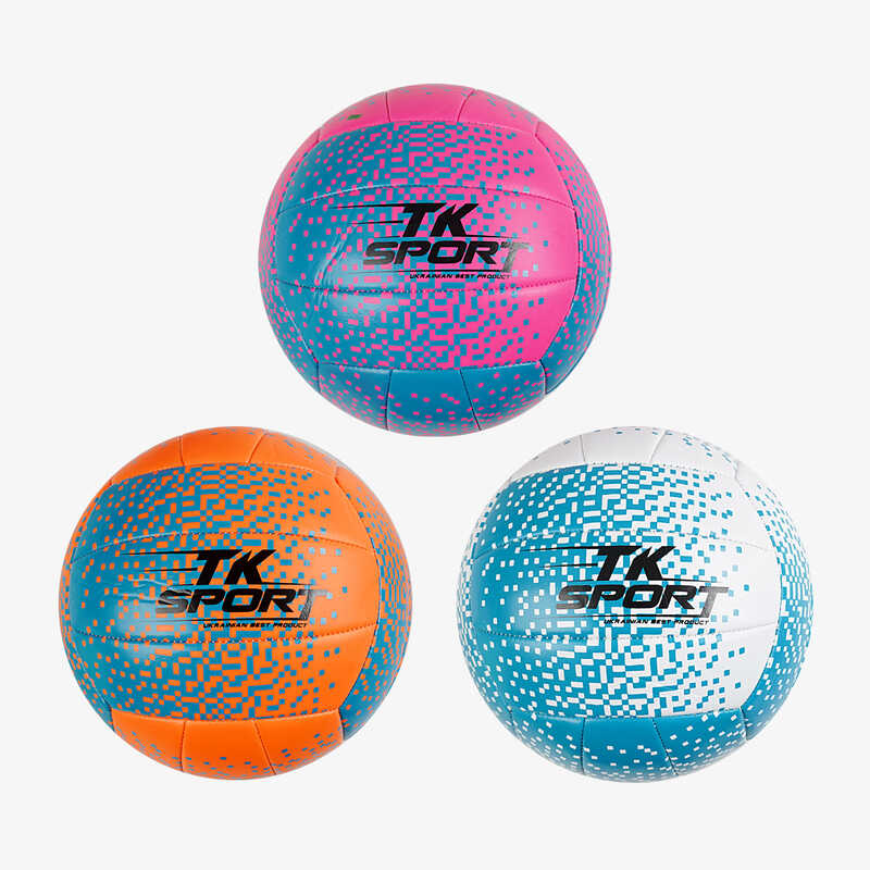 М`яч волейбольний C 70348 (100) "TK Sport", 3 види, ВИДАЄТЬСЯ ТІЛЬКИ МІКС ВИДІВ