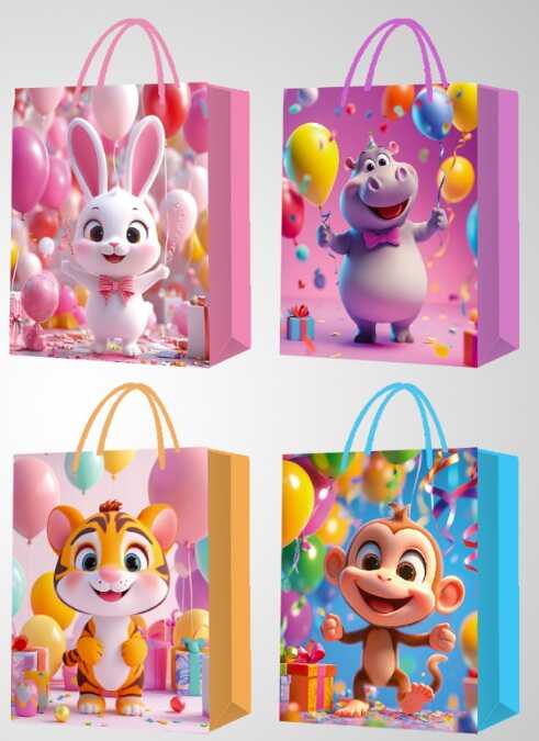 Пакет подарунковий C 75674 (720) ВИДАЄТЬСЯ ТІЛЬКИ МІКС ВИДІВ