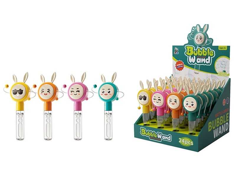 Мильні бульбашки 589 (8) колотушка, гумові вуха, в коробці, ЦІНА ЗА 24 ШТУКИ В БЛОЦІ