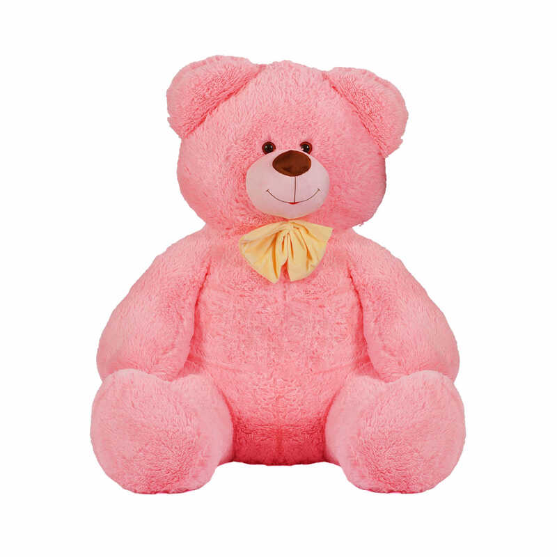 гр М`яка іграшка "Ведмедик" колір рожевий В53959 висота 1,6 м (1) в пакеті