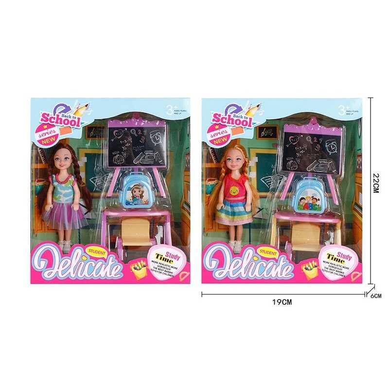 Лялька з меблями 993 (96/2) 2 види, шкільний клас, аксесуари, в коробці