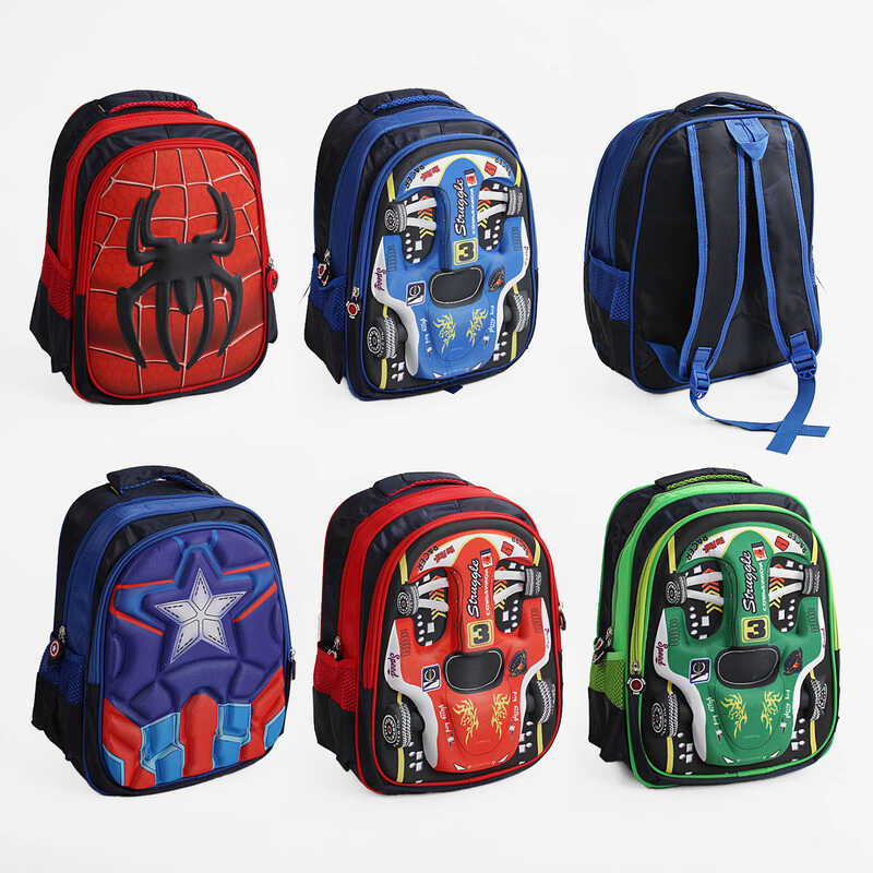 Рюкзак C 65482 (24) регульовані лямки, 2 відділення, в пакеті, ВИДАЄТЬСЯ ТІЛЬКИ МІКС ВИДІВ