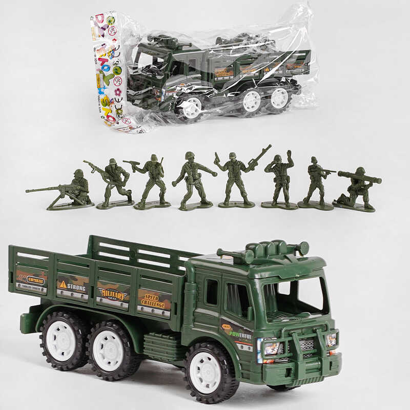 Машина DB 968 A-2 (240/2) "Військова техніка", солдатики, інерція, в пакеті