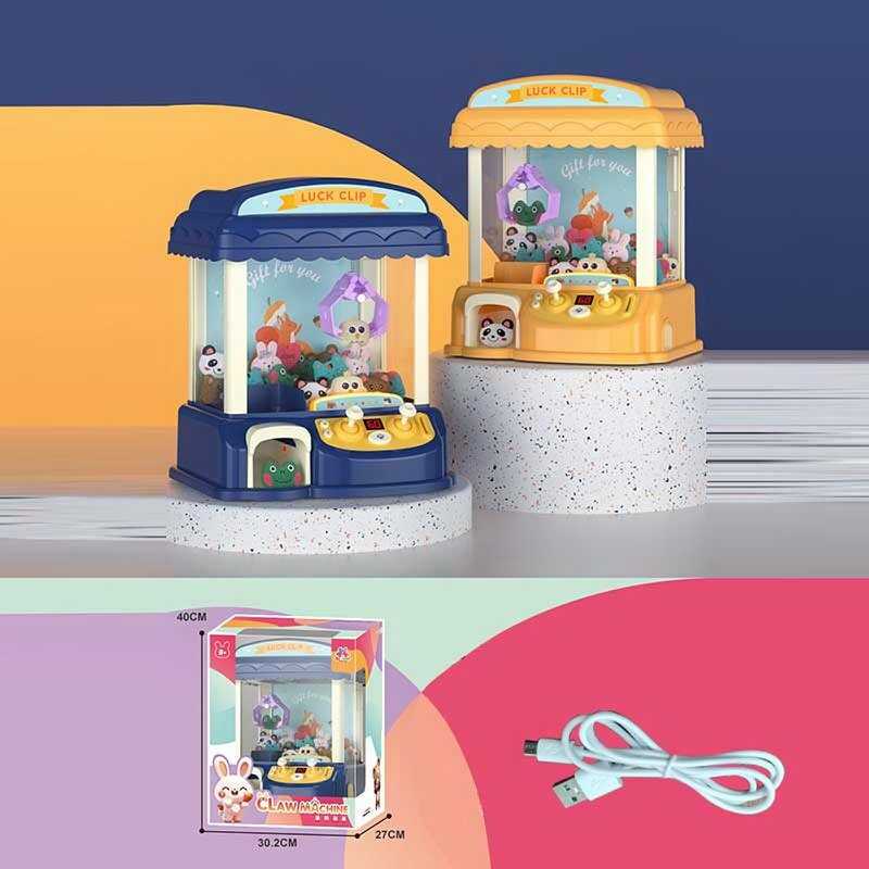 Ігровий автомат LQL 3345 (8) 2 кольори, електронне табло, звуки, мелодії, від батарейок та від мережі, жетони, в коробці