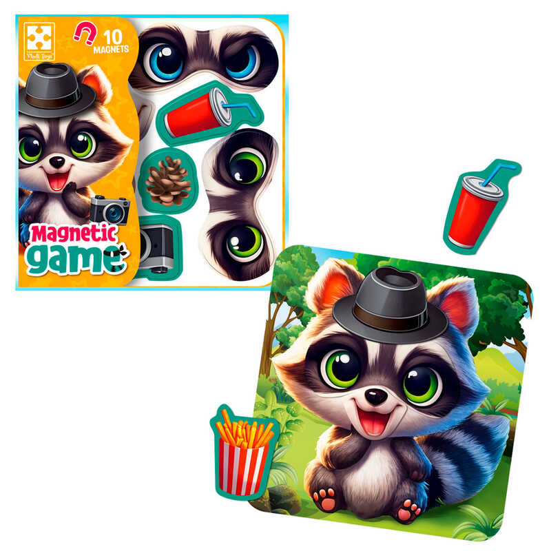 гр Магнітна гра "Емоції Єнота" VT3220-03 (20) "Vladi Toys"