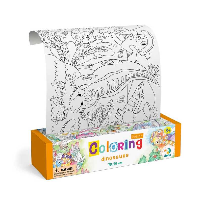 гр Розмальовка "Динозаври" 300328 (60) "Dodo" 70х16см, в коробці