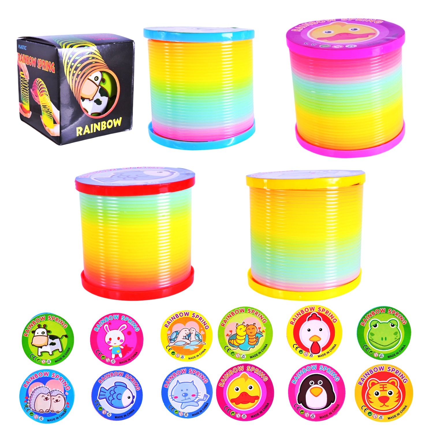 Пружинка "Веселка" B1218-B3 , мікс видів , коробка