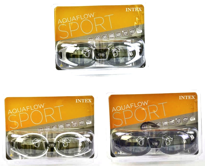 «Intex Окуляри для плавання 55685 , 3 кольори, від 14 років, в слюді