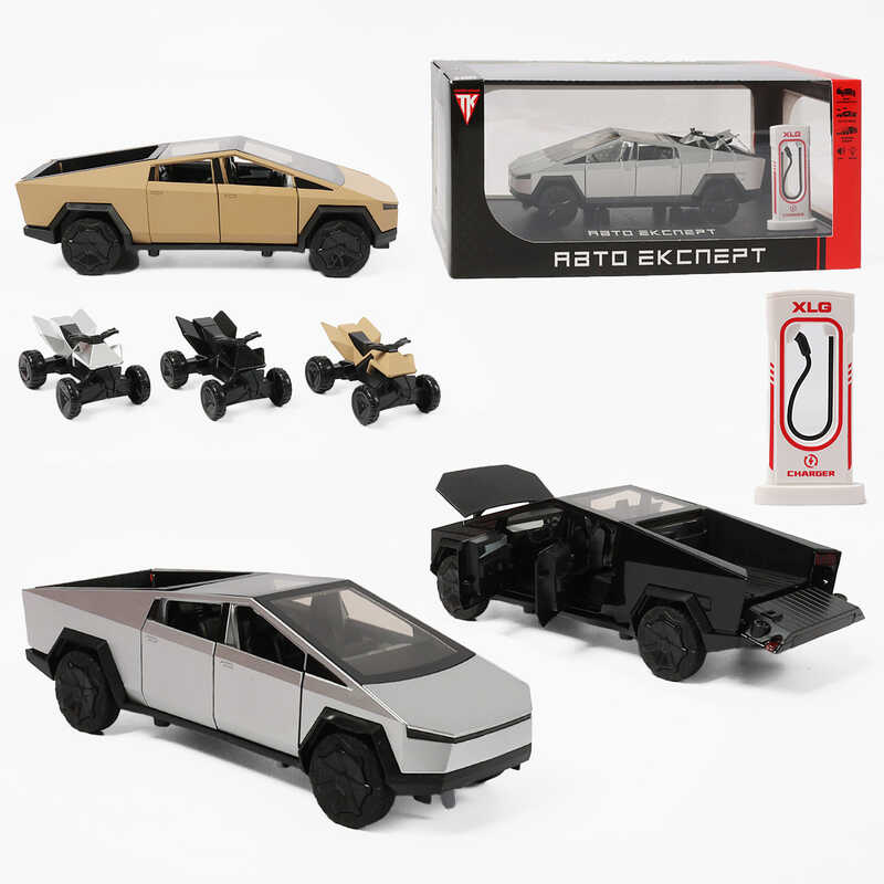 Машинка RS-60272 (24) "Авто Експерт", 3 кольори, електромобіль, скутер, зарядна станція, металопластик, масштаб 1:24, звук, світло, інерція, відчиняються двері, в коробці, ВИДАЄТЬСЯ ТІЛЬКИ МІКС ВИДІВ