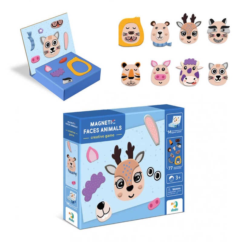 гр Розвиваюча гра 200209 "Магнітні мордочки" (10) "Dodo"