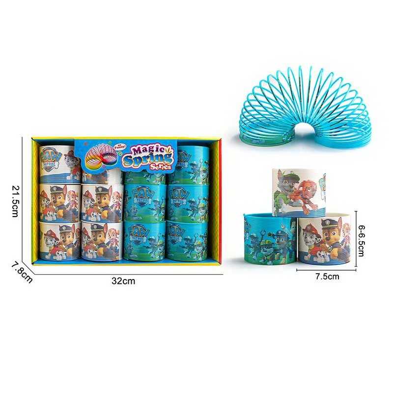 Набір пружинок G 001 (36/2) ЦІНА ЗА 12 ШТУК В БЛОЦІ, діаметр пружинки - 7.3 см, в коробці