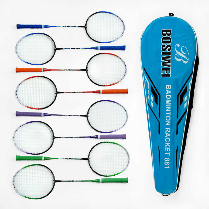 Бадмінтон С 64763 (50) "TK Sport", 4 кольори, 2 ракетки, металевий каркас, в чохлі, ВИДАЄТЬСЯ ТІЛЬКИ МІКС ВИДІВ