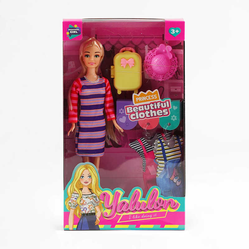 Лялька YL 820-5 (72/2) сукні, аксесуари, висота 30 см, в коробці