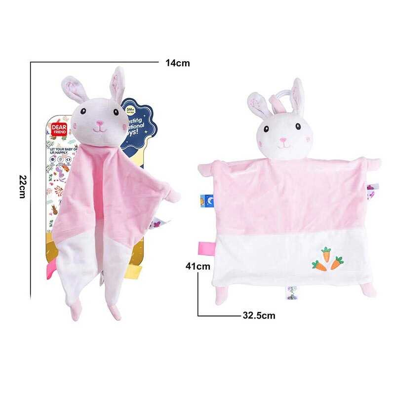 Брязкальце-комфортер 688 M138 (96) текстильне, кільце для підвішування, в пакеті