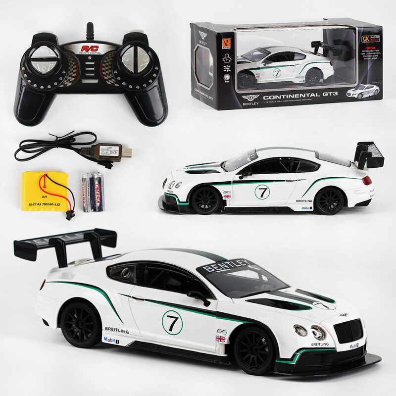 Машина на радіокеруванні 866-1817 B (24/2) "Bentley", світло, акумулятор 4,8V, 2.4 Ghz-А, батарейки, у коробці