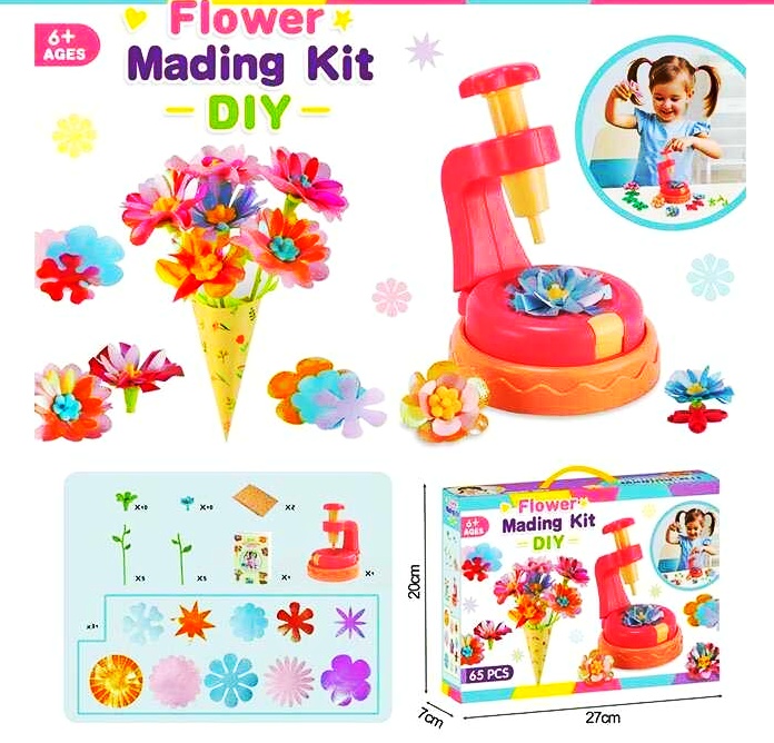 Набір для творчості 660 . інструмент, заготовки для квітів, аксесуари, в коробці