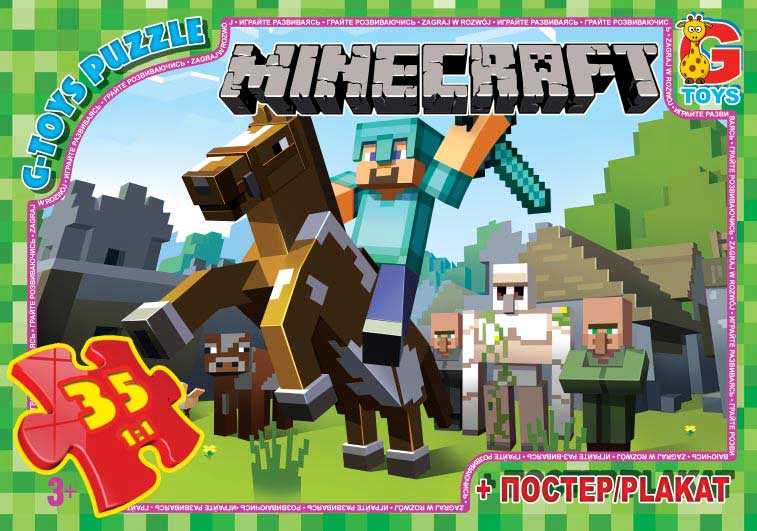 гр Пазли 35 ел. "G Toys" "MINECRAFT" MC 773 (62) + постер