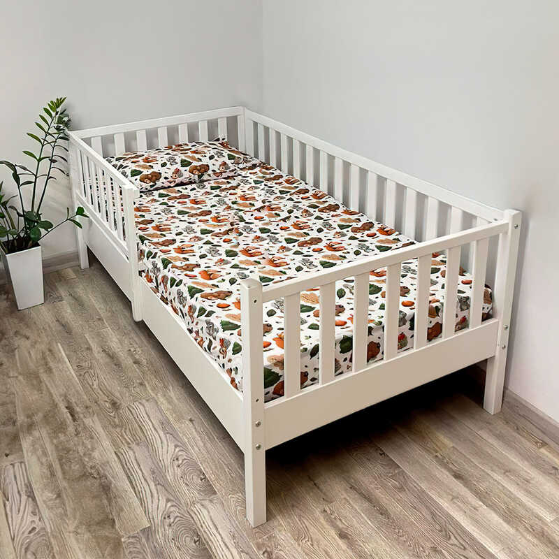 гр Ліжко підліткове без шухляди і верху 1600*800 (білий)