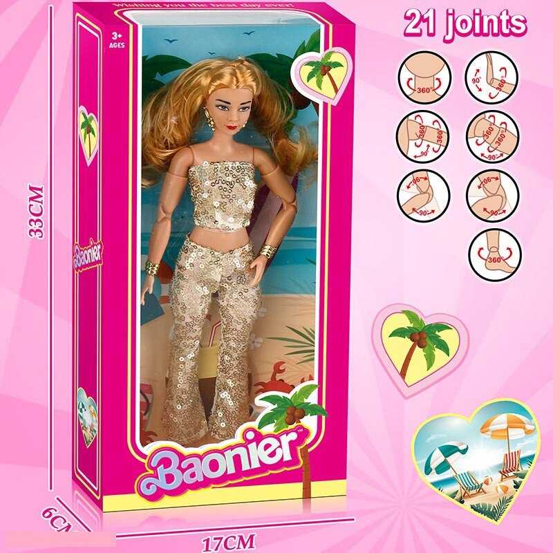 Лялька JJ 8764-5 Q (96/2) 30 см, знімне взуття, аксесуари, шарнірні суглоби, в коробці