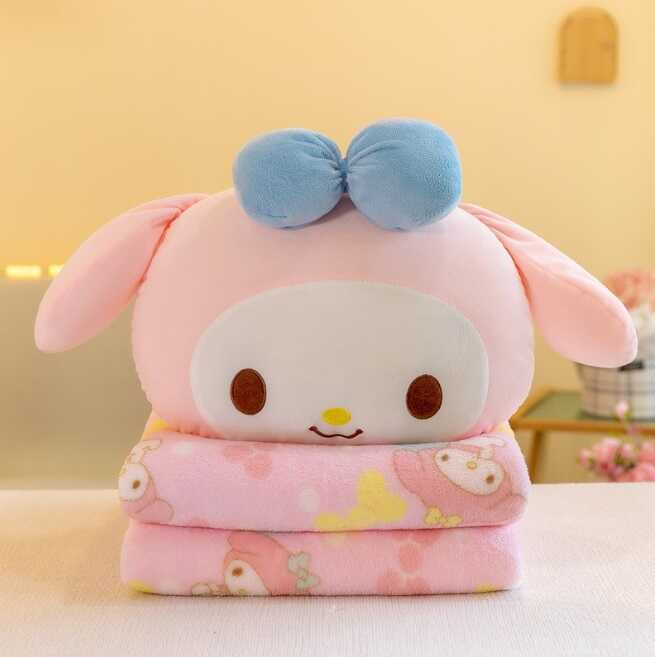 М`яка іграшка M 18280 (50) герой, текстильна, 38 см, плед